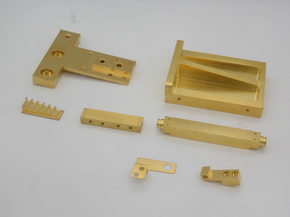 Optical communication gold-plated precision parts